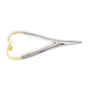Pinces porte-aiguilles laparoscopiques en acier pour chirurgie abdominale - Product Image 4