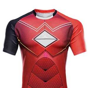 Factory Direct Sale New Design Slim Fit Customized Logo Printed Rugby Uniform Set / High Quality 100% Polyester Breathable - Product Image 2