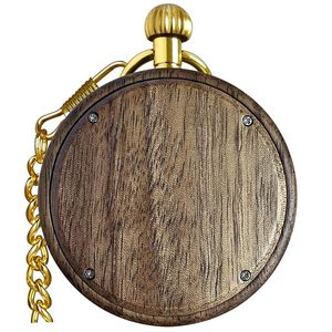 <b>Vintage</b> Pocket Watch Style <b>Wall</b> <b>Clock</b> Antique Roman Numeral Quartz <b>Wall</b> <b>Clock</b> Rustic Wooden Look Decorative Hanging <b>Clock</b> for - Product Image 5