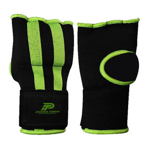Venda de neopreno reutilizable para boxeo con cierre de cordones sin dedos, compresa fría/caliente ajustable para muñeca/puño, gimnasio, MMA, fitness, entrenamiento - Product Image 1