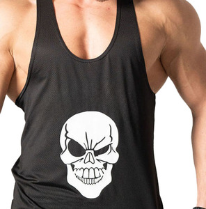 Wholesale OEM And ODM <b>Men</b> Stringer <b>Singlets</b> Custom Gym Tank Tops Sleeveless Fitness Training Apparel Private Label Supplier - Product Image 3