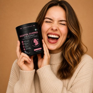 Gomitas de Inositol de Marca Privada OEM para Mujeres, Apoyo Hormonal y de Bienestar - Product Image 1
