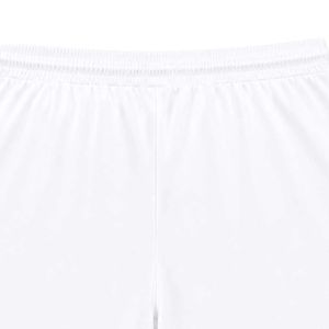 Pantalones Cortos Deportivos Casuales para Hombre, Blancos, Sólidos, para Gimnasio, Correr, Cintura Elástica con Cordón, Ligeros, Transpirables, de Secado Rápido, 100% - Product Image 5