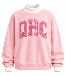 Sweat-shirt à col roulé oversize pour femme, personnalisable avec logo, en molleton de coton, coupe-vent, tricoté, décontracté, universitaire, hiver, vente en gros - Product Image 1