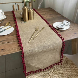 High Quality Jute Table Runner – Eco Friendly Natural Fiber Table Decor for Home, Hotel and Restaurant Use - Product Image 1