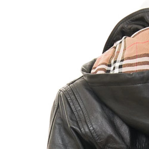 Women's Genuine <b>Leather</b> Breathable Hooded Trench Coat Horn Buttons Full Sleeve Long Utility Style Autumn Wear Waterproof Cotton - Product Image 6