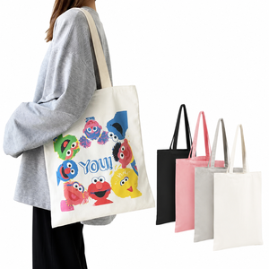 Custom Printed Eco-friendly <b>Mini</b> Cotton Canvas Tote Bag Reusable Shopping for Women Travel Beach Promotional Gift - Product Image 2