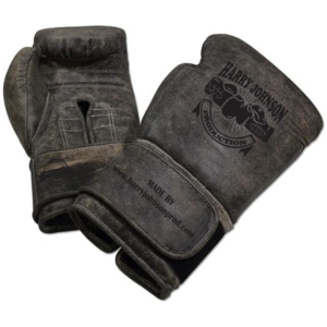 Guantes de Boxeo de Cuero HARRY JOHNSON PRODUCTION, Dedos Completos con Cierre, Correa de Muñeca Ajustable, Unisex para Adultos, Kick Boxing - Product Image 4