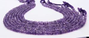 Cuentas facetadas de amatista africana natural de 5-6 mm, cuentas facetadas de amatista púrpura para la fabricación de joyería, suministros al por mayor. - Product Image 6