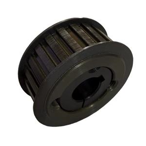 พูลเลย์ไทม์มิ่ง 24 ฟัน ระยะห่างแกน 25 มม. พร้อมบูชแบบเทเปอร์ล็อค วัสดุอะลูมิเนียม พร้อมหน้าแปลน - Product Image 2