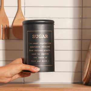 Elegant Modern Metal <b>Storage</b> <b>Container</b> with Cover <b>for</b> <b>Kitchen</b> Organization and Contemporary Home Decor - Product Image 5