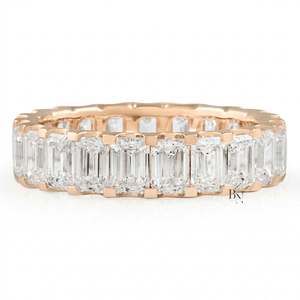 Anillo de Boda de Diamantes Cultivados en Laboratorio de Lujo, 3.90CT, 0.20CT por Piedra, 5.5mm de Ancho, Oro de 14K, Joyería Fina Premium - Product Image 2
