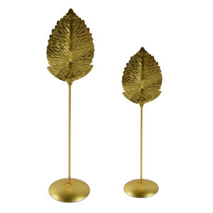 Décoration de Noël dorée pour la maison, design en métal en forme de feuille avec finition colorée, idéal pour la décoration festive, design personnalisé - Product Image 6