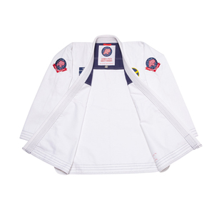 Kimono Brasileño de Jiu-Jitsu Shoyorol Blanco de Primera Calidad, Transpirable, Corte Holgado, con Logotipo Personalizado, Uniforme de Artes Marciales, 100% Algodón, Lote 60 - Product Image 3