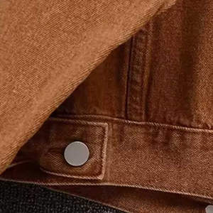 Veste en jean personnalisée pour femme, respirante, imperméable, décontractée, multi-poches, manches longues, doublure en coton, service OEM - Product Image 5