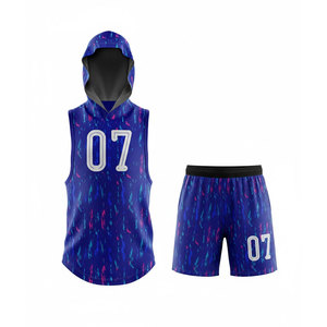 Uniforme de Flag Football Elegante, Conjunto Completo, Jersey Transpirable de Poliéster, Pantalones Cortos a Juego, Nombre del Equipo y Números Personalizables, FORTUNE - Product Image 1