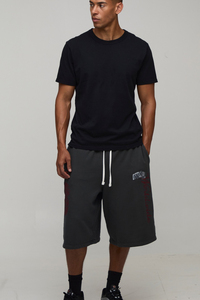 Screen Printed <b>Custom</b> Men’s Cotton Fleece Shorts Personalized Graphic Casual Streetwear Knee Length Drawstring Wear Look - Product Image 6
