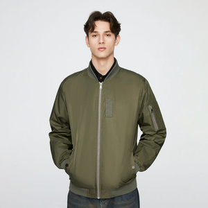 Breathable Outdoor Fashion Men's Bomber Jackets Casual Waterproof Blank Lightweight Zipper Up Bomber Jacket for Adults <b>Boys</b> - Product Image 3