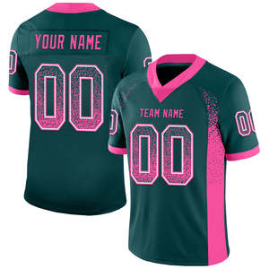 Maillot de football OEM personnalisé par sublimation, style décontracté, 100 % polyester polaire, nom et numéro de l'équipe imprimés - Product Image 2