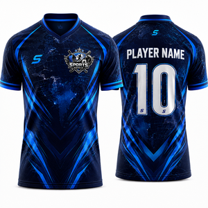 Venta Directa de Fábrica, Camisetas de Fútbol Personalizadas, Construcción Transpirable, Camiseta de Fútbol de Secado Rápido para Hombres y Adultos - Product Image 1