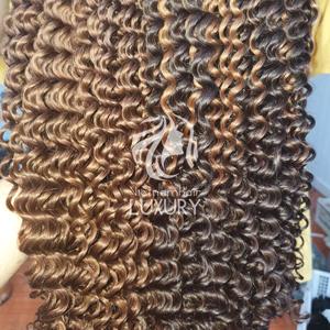 Cabello Humano Vietnamita Sin Procesar, 100% Virgen, Calidad Remy, Rizado Euroasiático, Mechones de Cabello de Trama Única, Todos los Colores Disponibles - Product Image 3