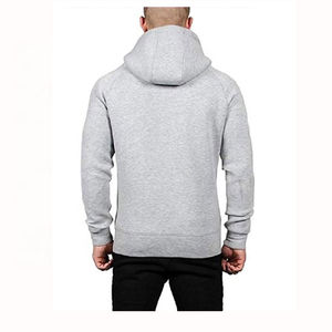 Sweat à capuche OEM personnalisé coupe ample avec intérieur polaire brossé et impression en relief pour les marques de streetwear de boutiques américaines - Product Image 2