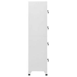 Armadietto a 4 scomparti 15 \ "x17.7 \" x70.9 \ "armadietti di stoccaggio durevoli - Product Image 4