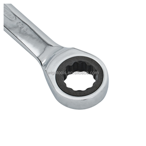 Llave Combinada de Trinquete Compacta, Métrica, DIN HRC44-48, Acero CR-V, Diseño Compacto - Product Image 2