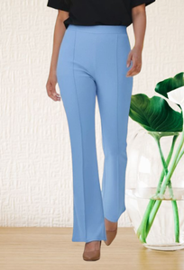Pantalons décontractés élégants de haute qualité pour femmes, nouvelle mode, couleur unie, pantalon large à jambes droites pour femmes - Product Image 2