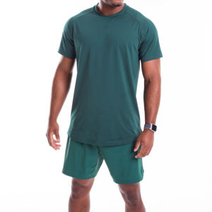 Nouvel ensemble décontracté 2 pièces pour homme : T-shirt et short de sport en coton respirant – Collection été 2026 (vente en gros) - Product Image 1
