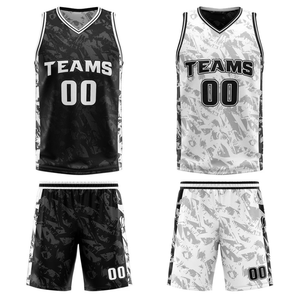 Maillot de basket-ball personnalisé en sublimation intégrale pour jeunes et hommes, uniforme d'équipe personnalisé, kits de maillots de jeu, vente en gros OEM - Product Image 4