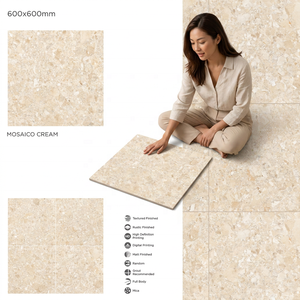 Marconix 60x60cm Carreaux de sol en porcelaine vitrifiée brillante 24x24 pouces Carreaux de céramique polis Meilleur prix Commande en gros de carreaux - Product Image 3