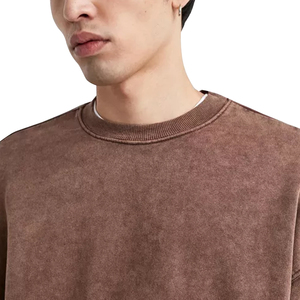 เสื้อสเวตเชิ้ตคอกลมเรียบง่ายสำหรับผู้ชาย แขนยาว สวมใส่สบาย เหมาะสำหรับกิจกรรมกลางแจ้งและพักผ่อนในชีวิตประจำวัน - Product Image 6