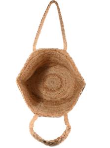 Sac fourre-tout mini tendance en jute noir pour femme 2026 – Sac messager bohème élégant à fermeture ouverte, écologique, idéal pour la plage et les soirées - Product Image 2