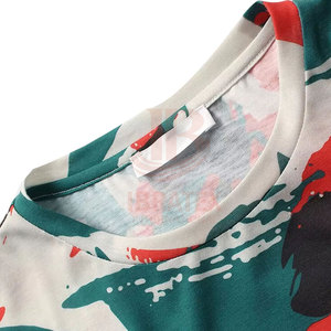 Camiseta de sublimación con logotipo personalizado de último diseño para hombre, 100% algodón, ligera, de corte holgado. - Product Image 3