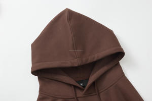 Sudadera con capucha para hombre con logotipo personalizado, talla estadounidense de alta calidad, 330gsm, peso pesado, hombro caído, bolsillo lateral, ropa de calle de invierno - Product Image 4