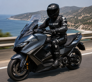Traje de Motocicleta de Cuero de Manga Larga, Impermeable, Resistente al Viento, para Todas las Estaciones, Unisex, Chaqueta y Pantalones, Modelo 560 TECH MAX - Product Image 6