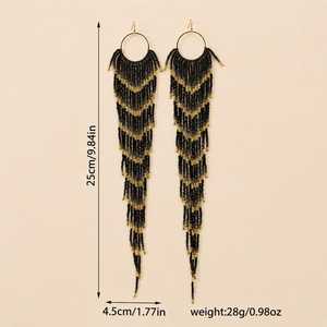 Multi Color Handmade Embroidered Earrings and Girls <b>Direct</b> Export From India Manufacturer Fashion Drop Jewelry <b>Beading</b> Supplies - Product Image 1