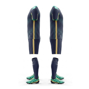 Conjunto de camiseta de fútbol sublimada para hombre, manga corta, cuello en V, absorbe la humedad, transpirable, de secado rápido, para todas las temporadas, uniforme de fútbol de Canadá - Product Image 2