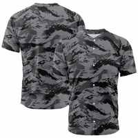 Maillot de baseball personnalisé de haute qualité avec impression par transfert thermique, uniforme d'équipe, anti-bactérien, pour l'hiver, avec nom d'équipe personnalisé, vente en gros