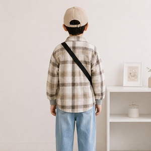 เสื้อเชิ้ตเด็กผู้ชายสไตล์เกาหลีแบบสั่งทำพิเศษ แขนยาว ผ้าทอ 60% คอตตอน 40% โพลีเอสเตอร์ - Product Image 4
