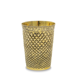 Gobelet Julep en acier inoxydable durable et finition laiton antique élégante, parfait pour les fournitures de bar en gros et l'utilisation à domicile. - Product Image 1