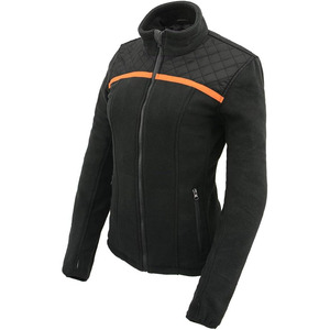 Chaqueta de Motociclista Clásica de Cuero y Textil para Mujer SAMROZ SPORTS - Uso Durante Todo el Año - Product Image 4