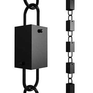 Cadena de Lluvia Metálica Moderna y Minimalista para un Diseño Limpio y una Drenación Eficiente del Agua del Techo, Decoración para Exteriores - Product Image 2