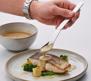 Ensemble de cuillères élégantes en argent avec manche design, couverts en acier inoxydable élégants pour la salle à manger, la cuisine, le restaurant et l'usage quotidien - Product Image 5
