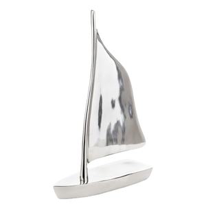 Sculpture de bateau de yacht en métal, objet décoratif, cadeaux promotionnels originaux, décoration de table de yacht, décoration de la maison, accents décoratifs - Product Image 1