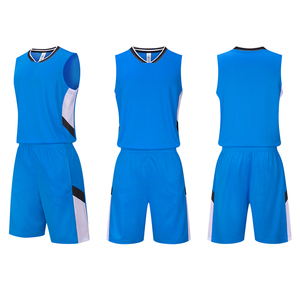ชุดบาสเก็ตบอลสีน้ำเงินสำหรับผู้ชาย Starlet International แบบพิมพ์ลาย Sublimation ระบายอากาศได้ดี ผลิตจากโพลีเอสเตอร์ ชุดกีฬาสำหรับผู้ใหญ่ ไร้ตะเข็บ - Product Image 3
