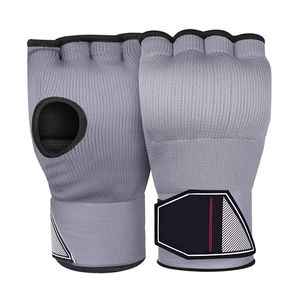 Gants de boxe personnalisés avec logo, doublure en gel et rembourrage interne, bandages spéciaux pour la protection des poignets, arts martiaux, utilisation facile, modèle factice - Product Image 6