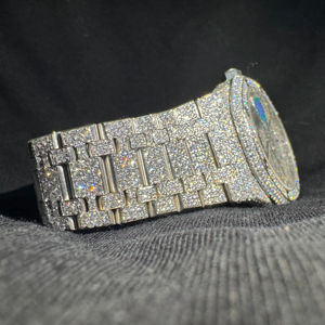 Reloj de Lujo Cuadrado Antiguo de Cuarzo para Hombre, Totalmente Automático, con Diamantes de Moissanita y Acero Inoxidable, ¡Venta Caliente! - Product Image 1