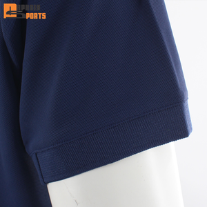 T-shirt de rugby personnalisé de haute qualité, broderie unie, coupe ample, manches courtes, en coton tricoté anti-plis pour homme, idéal pour le golf - Product Image 5